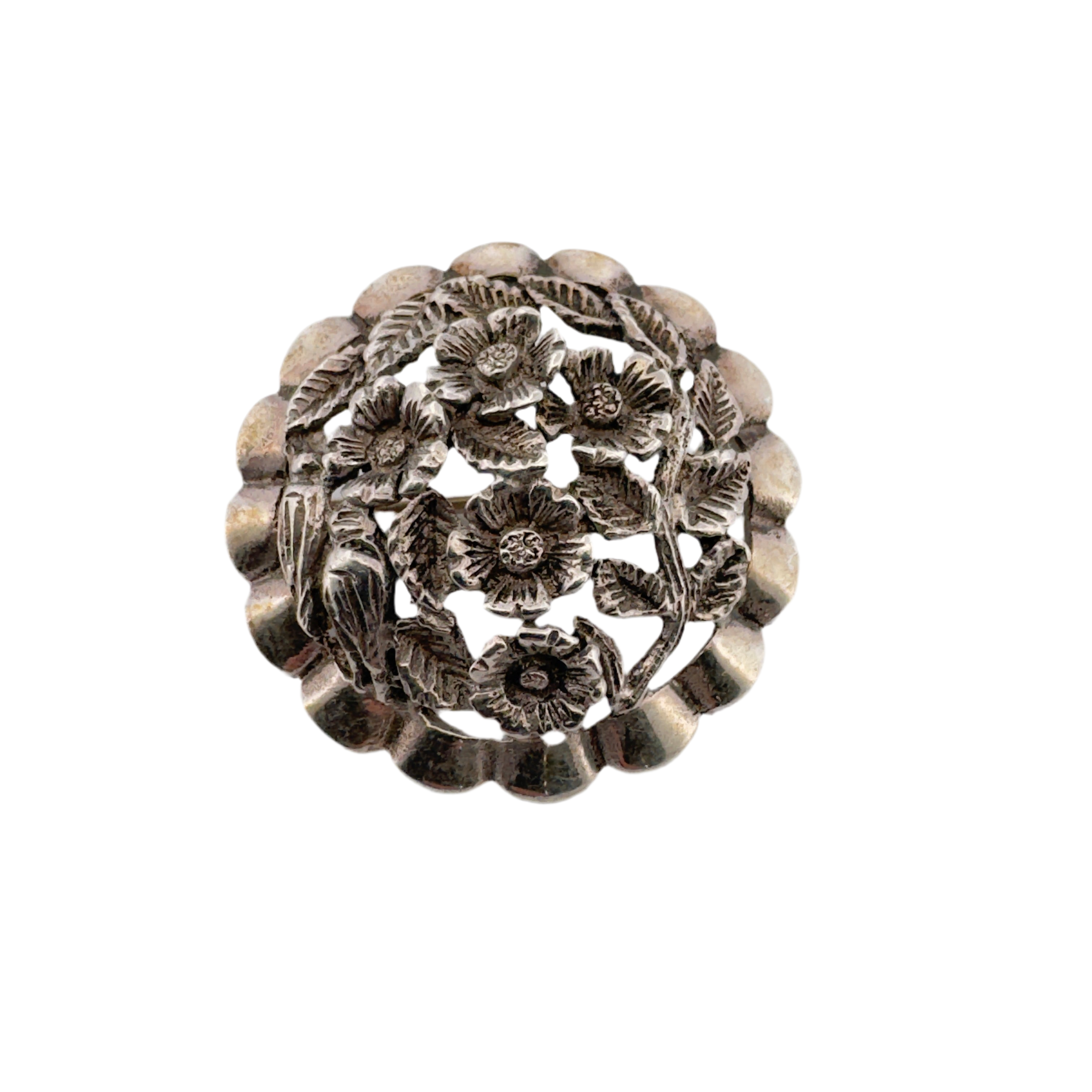 Broche en Argent 925 Avec Initiale V en Forme de Cœur - Brillante - Lettre Broche en Argent 925 Avec Initiale V en Forme de Cœur - Brillante - Lettre