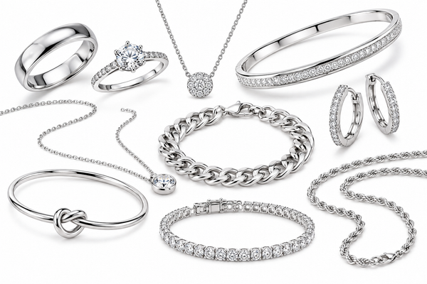 Bijoux et couverts en argent