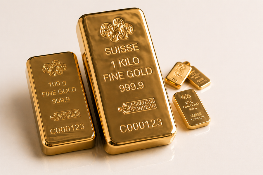 Lingots d'or d'investissement