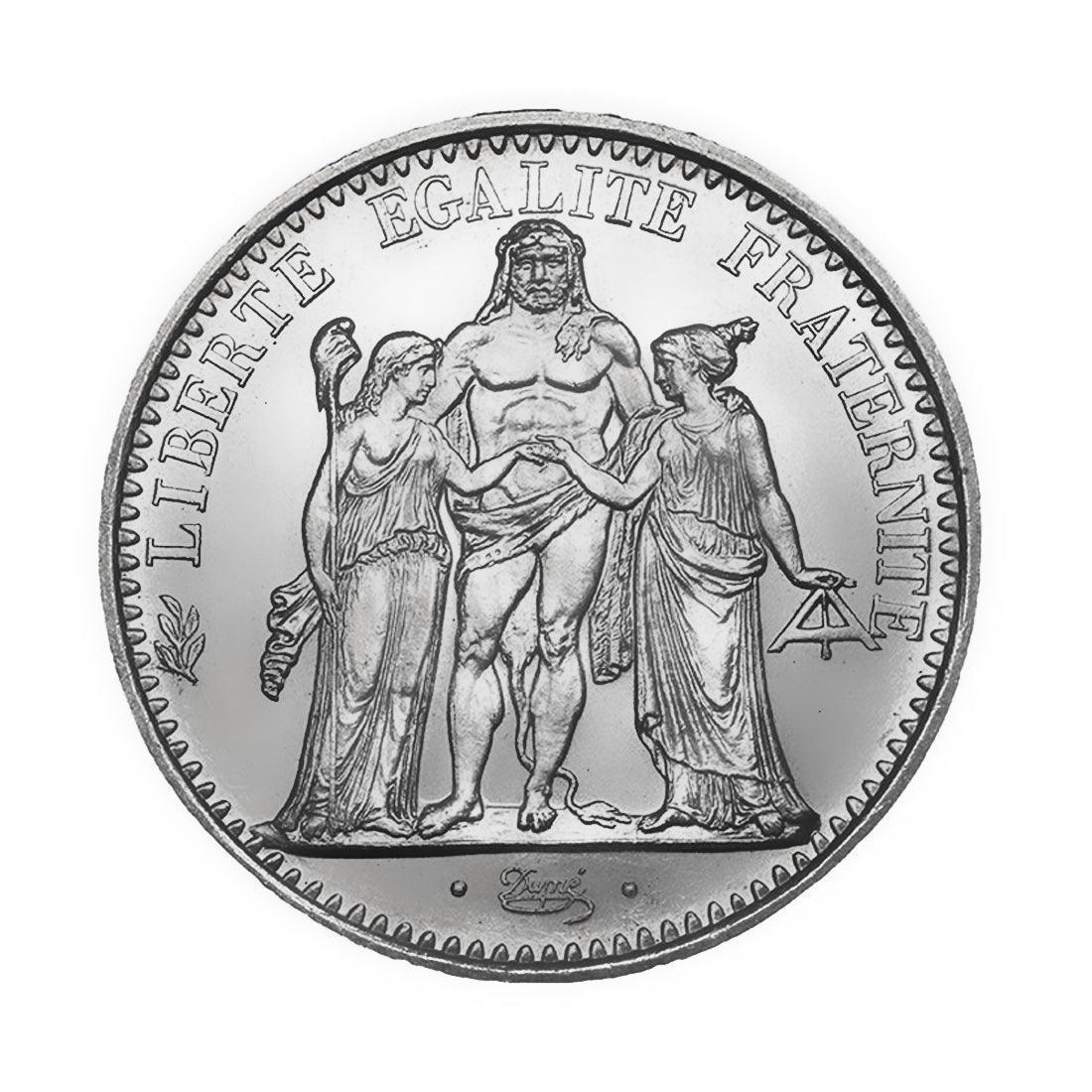 Bague Et Pendentif Pièce 10 Francs Hercule En Argent - Bijou Numismatique - Neuf Avec étiquettes